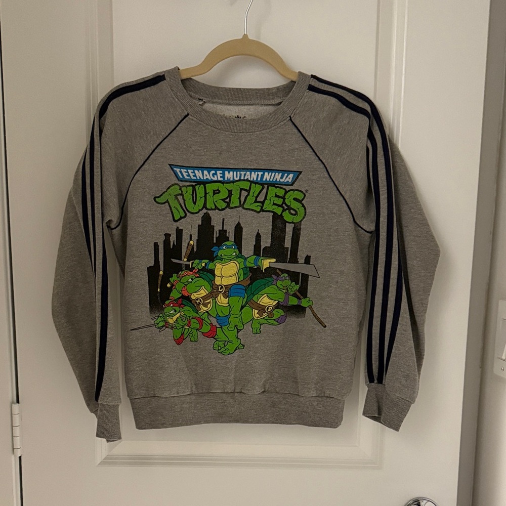 Teenage Mutant Ninja Turtles Gray Sweatshirt